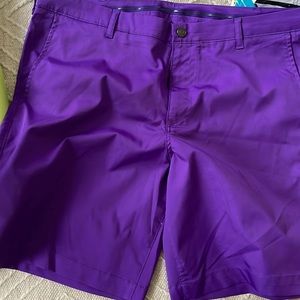 Bonobos/maide golf purple shorts 40